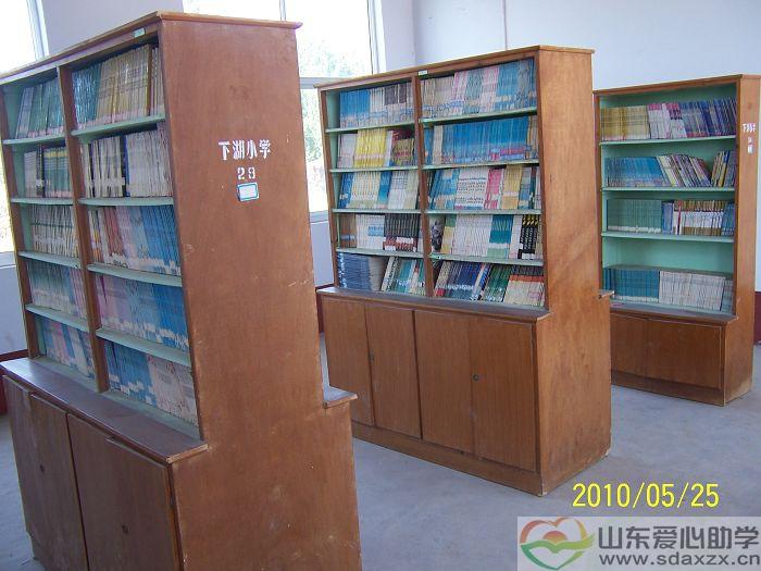 三个书架构成的所谓学校的图书室